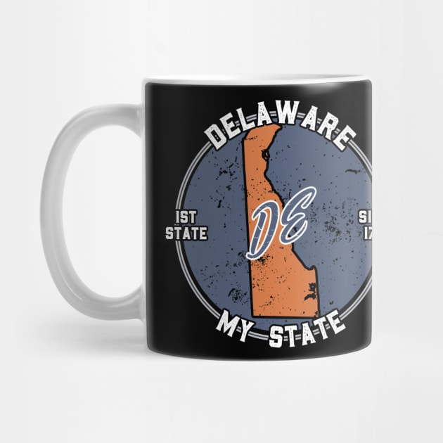 Delaware My State Patriot State Tourist Gift by atomguy